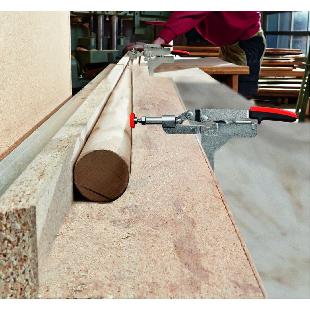 Bessey STC-IHA15 Auto adjust toggle clamp, horizontal push pull, vertical flanged base