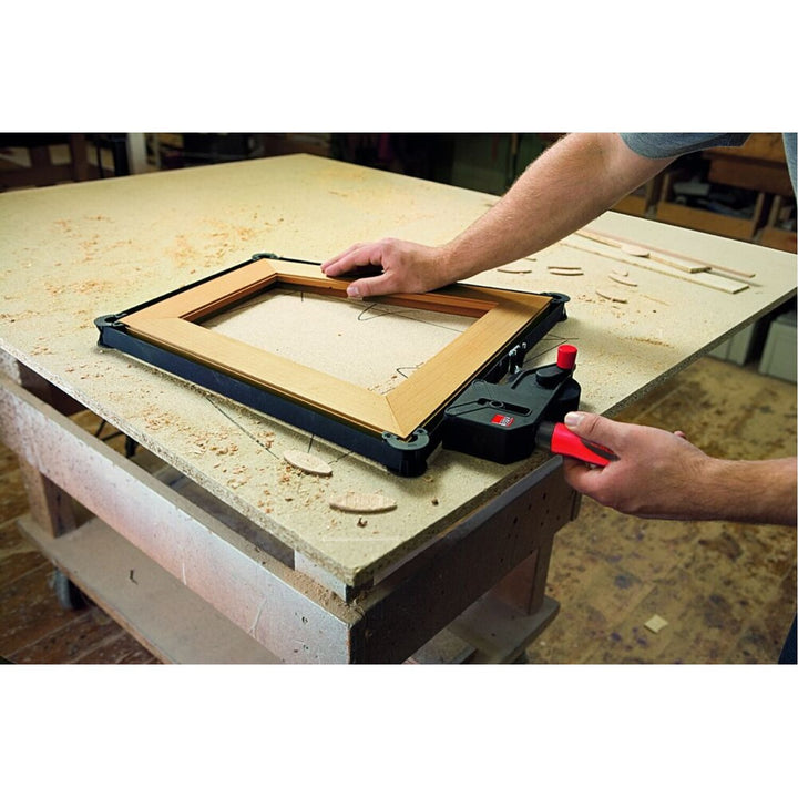 Bessey VAS-23+2K-CB Clamp, woodworking, strap clamp, 2K Handle, 23 ft. strap