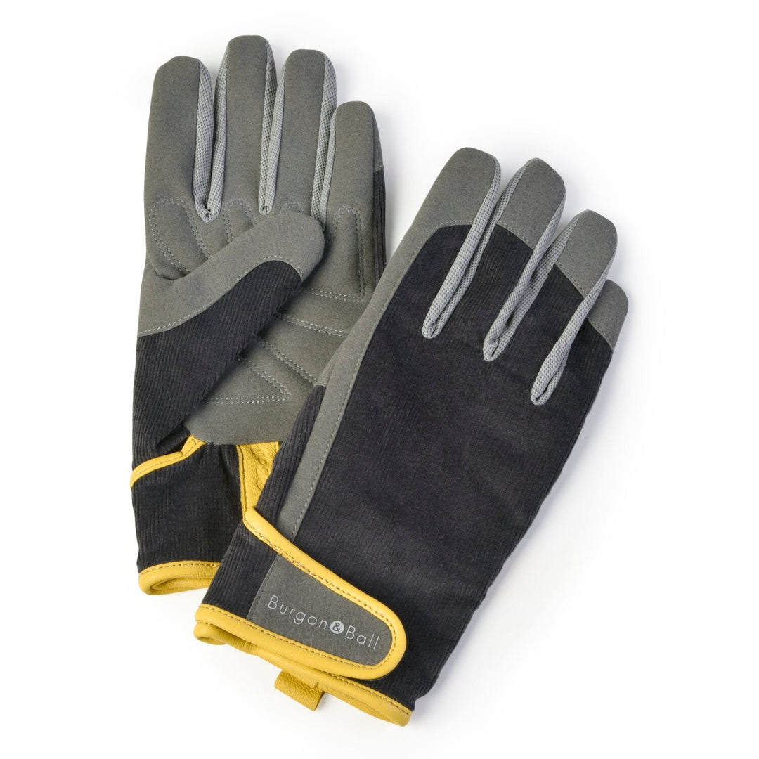 Corona GLO/GREYCORLXL Dig the Glove Garden Gloves, Grey Corduroy, Large/X-Large