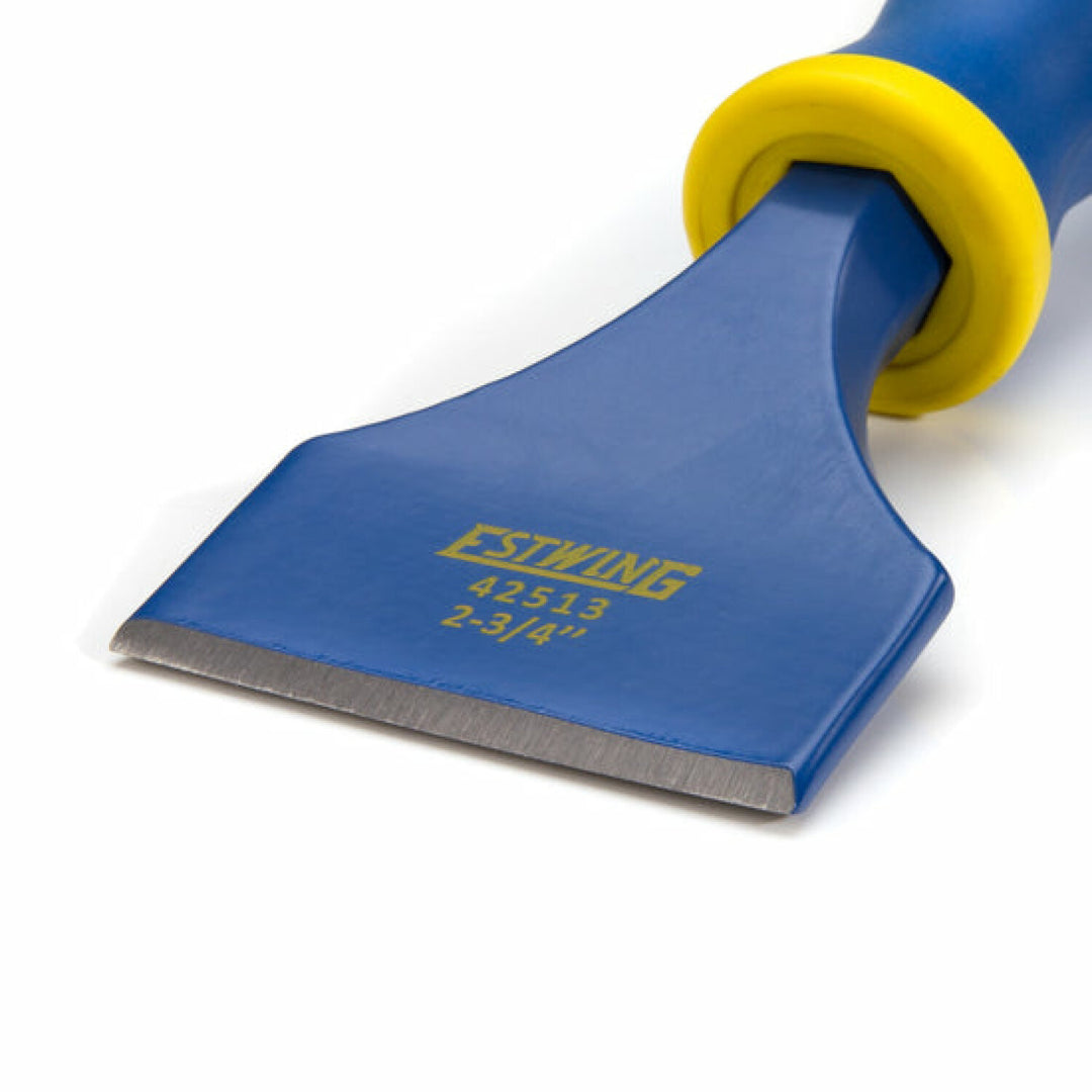 Estwing 42513 2-3/4-Inch Electrician Chisel with Protective Hand Guard Grip