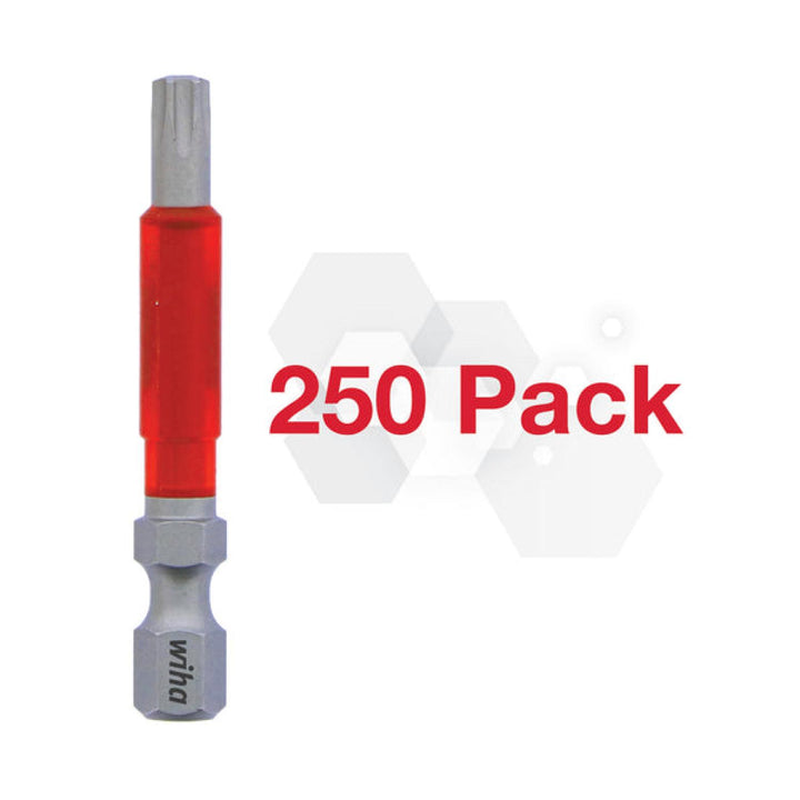 Wiha Tools 76596 Impact Power Bit TORX T25 - 250 Pack