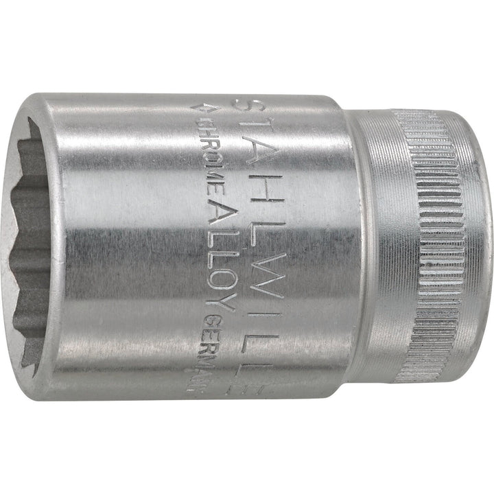 Stahlwille 03010024 50 1/2" 12-pt Socket, 24 mm