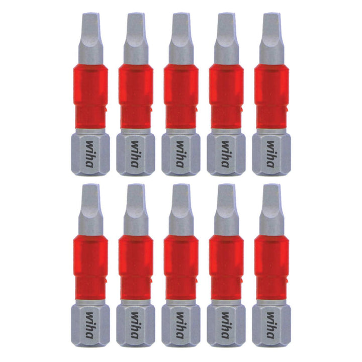 Wiha Tools 76539 MaxxTor Impact Bit Square #2 x 29mm - 10 Pack