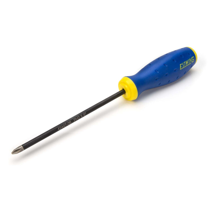 Estwing 42447-06 PH2 x 6-Inch Philips Magnetic Diamond Tip Screwdriver with Ergonomic Handle