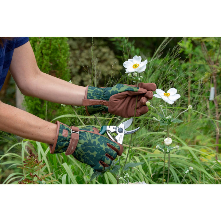 Corona GLO/OAKMOSSSM Love the Glove Garden Gloves, Oak Leaf Moss, Small/Medium