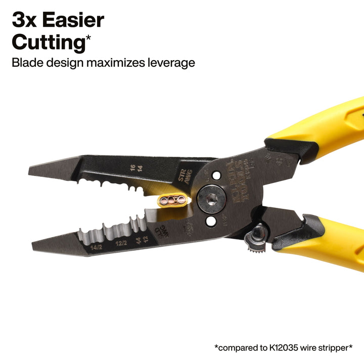 Klein Tools K12045 Slim-Forged Dual NM Cable Stripper / Cutter