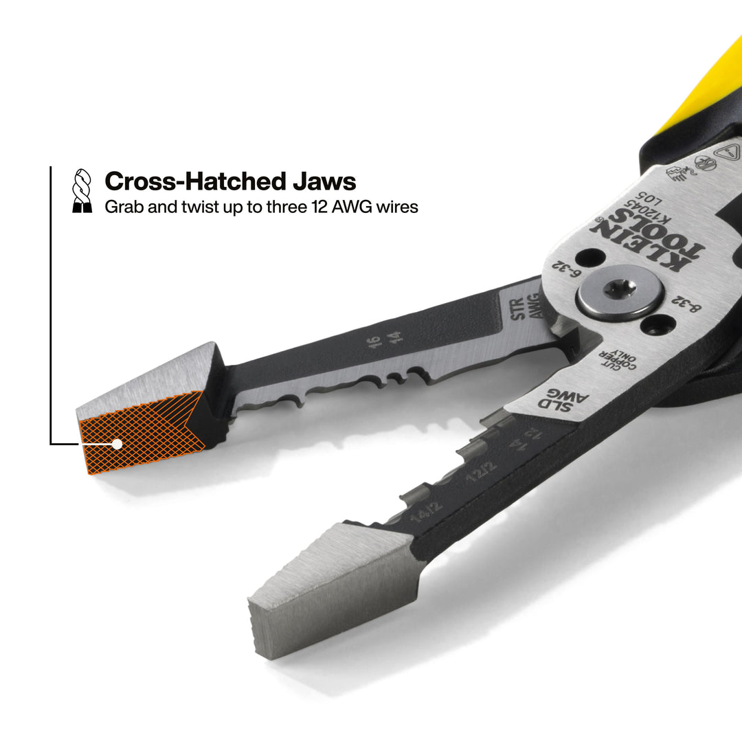 Klein Tools K12045 Slim-Forged Dual NM Cable Stripper / Cutter