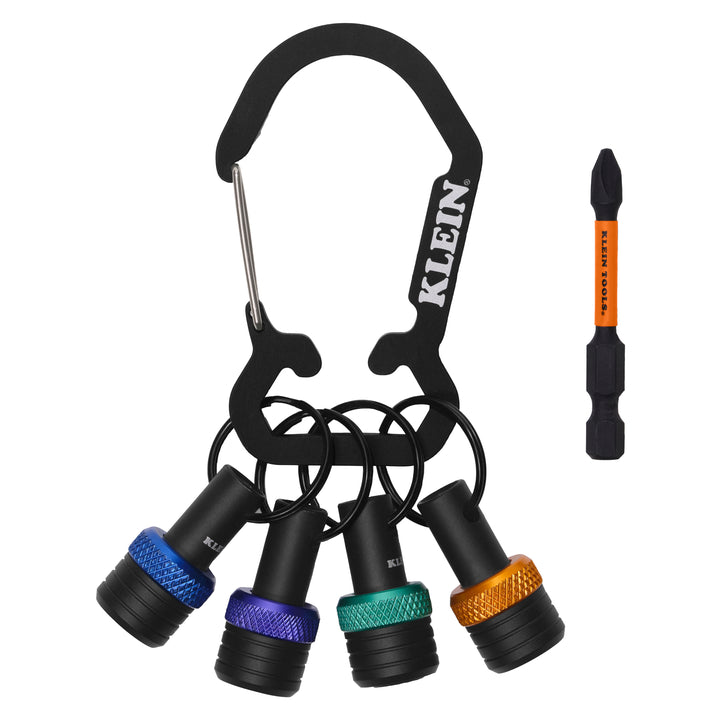 Klein Tools K33850 Bit Holder Keychain Set, 5 Pc.