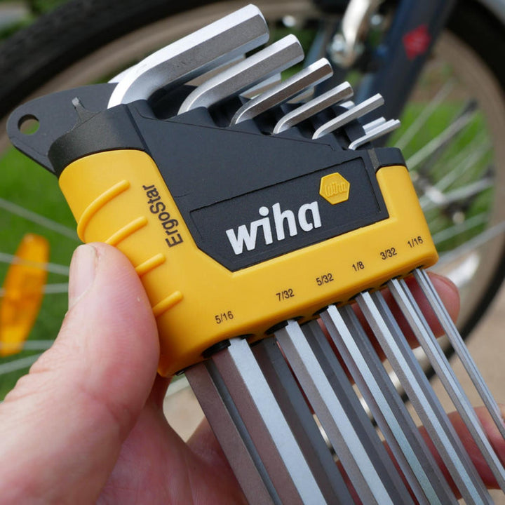 Wiha Tools 66991 MagicRing® Screw Holding Ball End Hex L-Key Inch 13 Piece Set