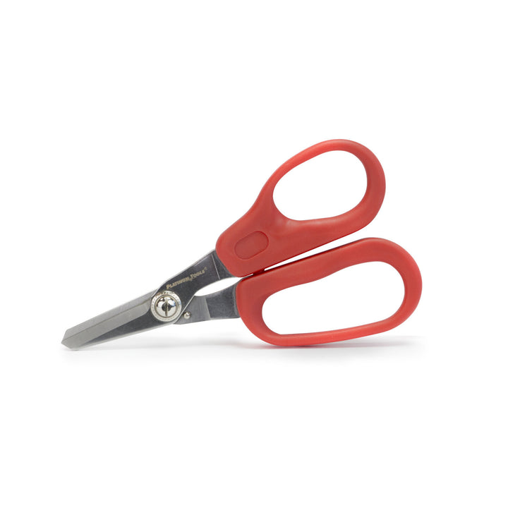 Platinum Tools 10529C Fiber Optic Kevlar Scissors, Wide Grip