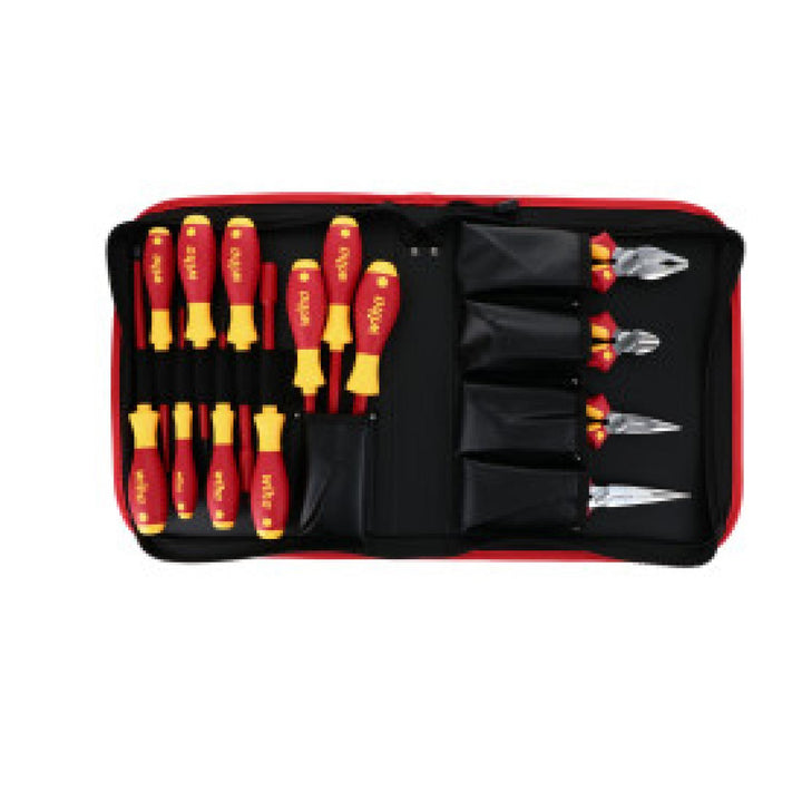 Wiha Tools 32192 Insulated Pliers / Cutters / Slotted / Phillips / Inch Nut Drivers, 14 Pc.