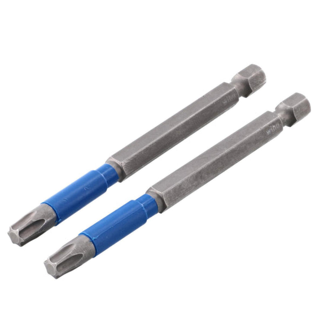 Wiha Tools 70322 TerminatorBlue Impact Bit TORX T30 - 3.5 Inch - 2 Pack