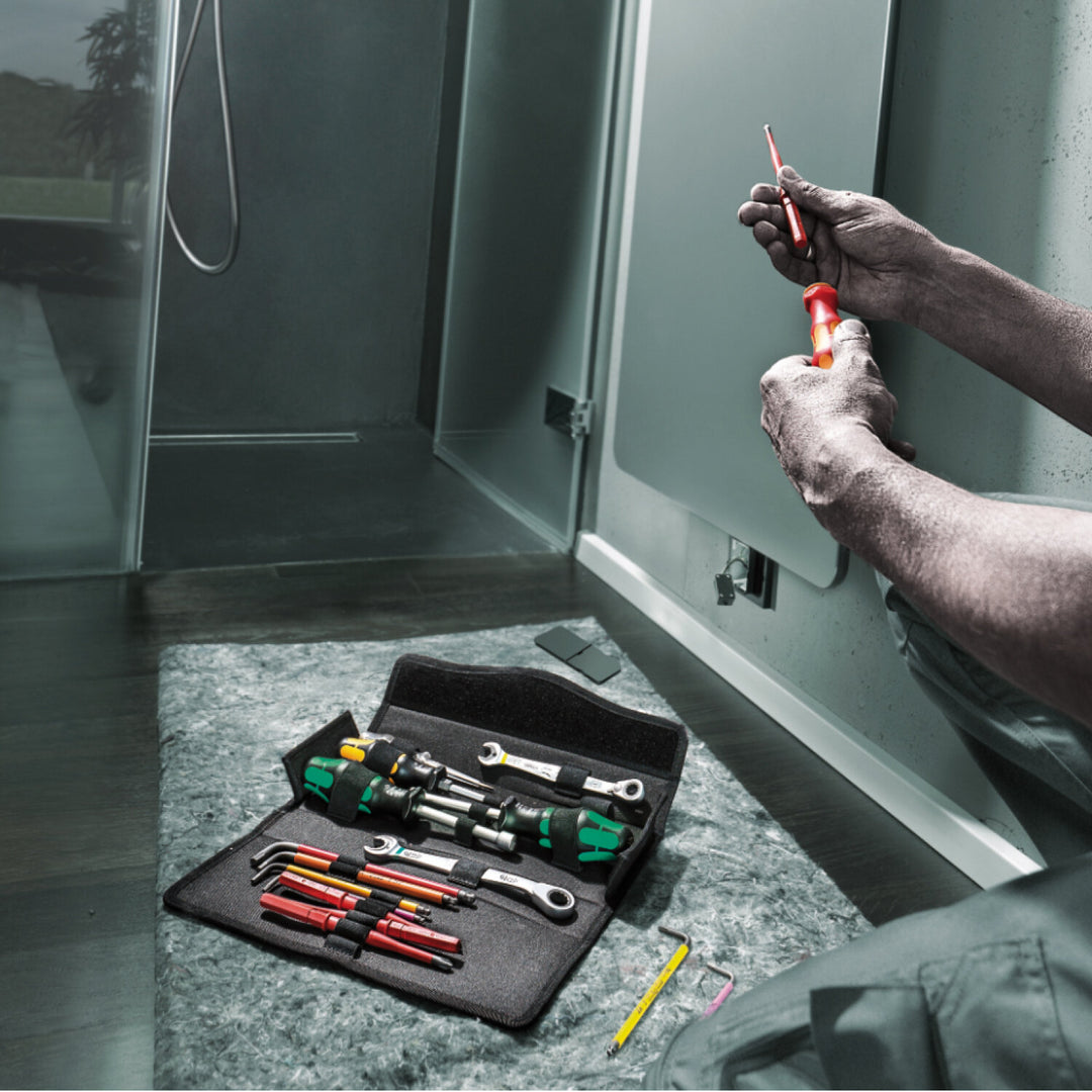 Wera 05136026001 Kraftform Kompakt SH 2 PlumbKit, 15 pieces