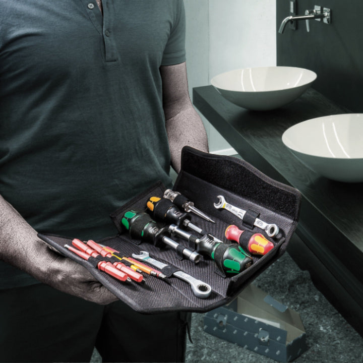 Wera 05136026001 Kraftform Kompakt SH 2 PlumbKit, 15 pieces