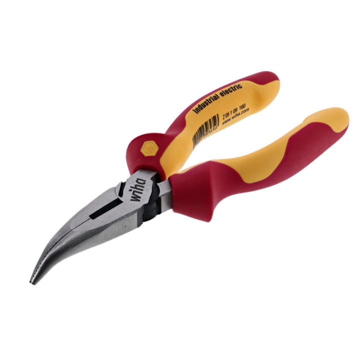 Wiha Tools 32928 Insulated Bent Nose Pliers, 6.3"