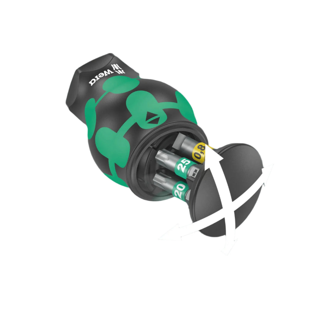 Wera 05135817001 Kraftform Kompakt Stubby Magazine 1 Christmas 2024, 6 Pc.