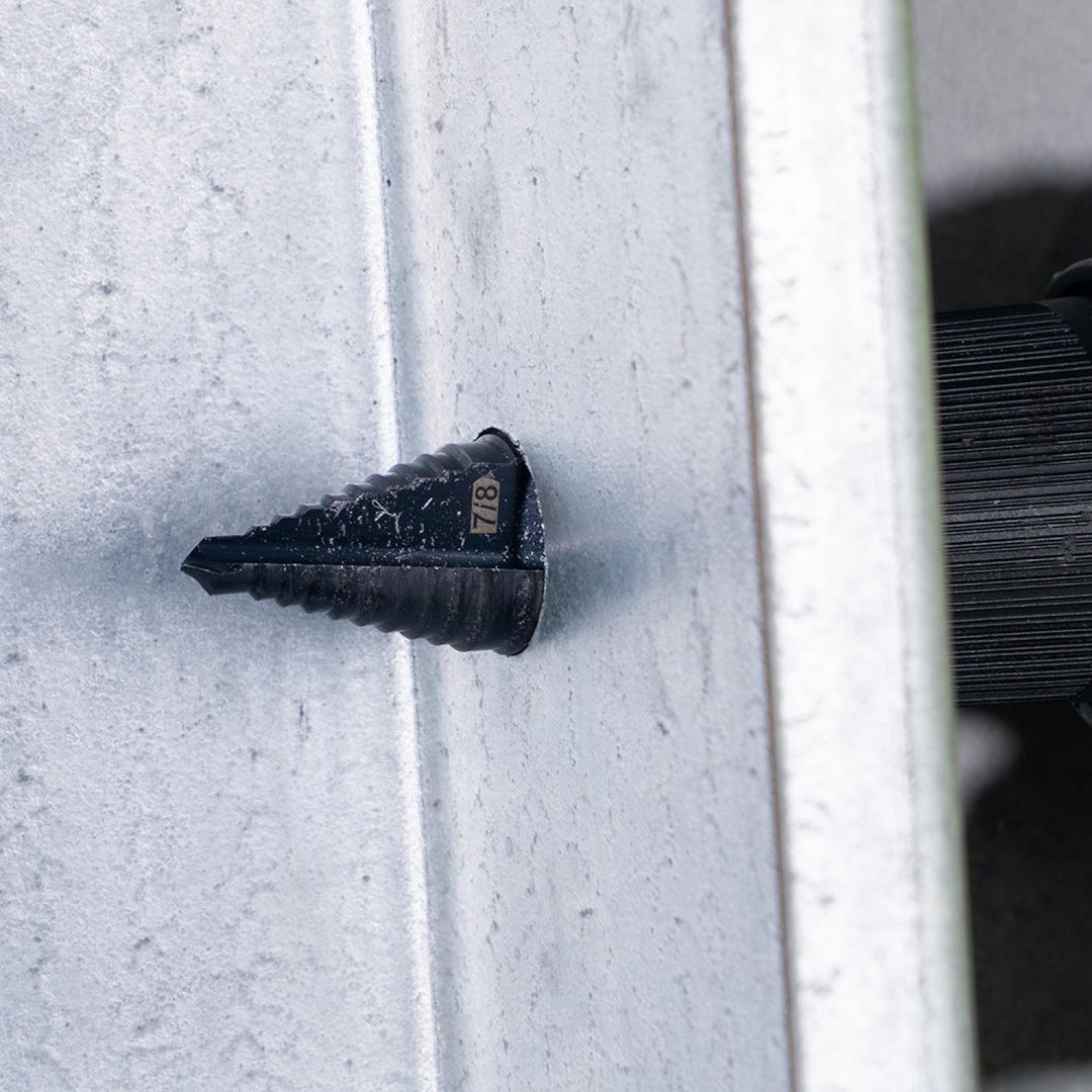 Klein Tools KTSBSPRO Premium Electrician's Hex Step Bit Set, 3/8", 3 Pc.