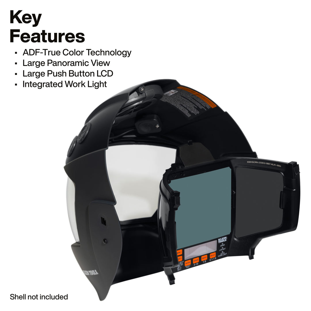 Klein Tools KWHSCRN Phoenix Series Panoramic Welding Helmet Auto-Darkening Screen