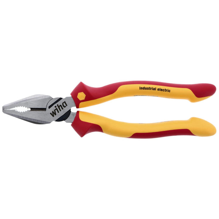 Wiha Tools 32930 Insulated Industrial High Leverage Combination Pliers, 8"