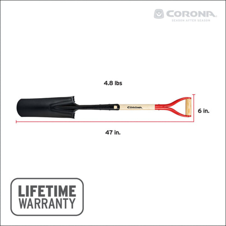 Corona-SS16301 · D-Handle Drain Spade