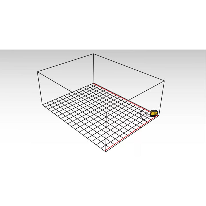 Stabila 04490 FLS 90 floor line laser, 3-piece set