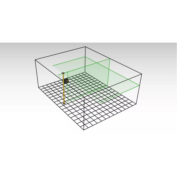 Stabila 03520 Cross-line laser LAX 500 G, 12 V system, 7-piece set, with rechargeable battery and charger