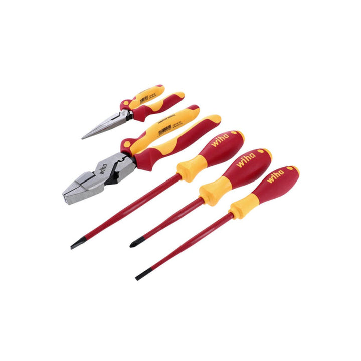 Wiha Tools 32875 Insulated Pliers / Cutters / SlimLine Screwdriver Set, 5 Pc.
