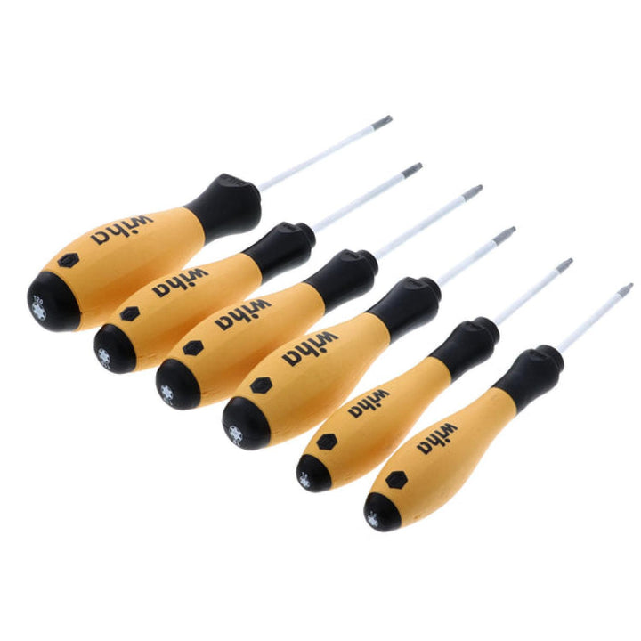 Wiha Tools 36289 ESD Safe SoftFinish TORX Screwdriver Set, 6 Piece