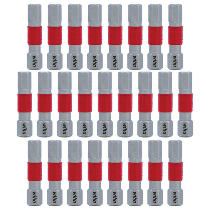 Wiha Tools 76634 MaxxTor Impact Bit Hex 7/32" - 29mm - 25 Pack