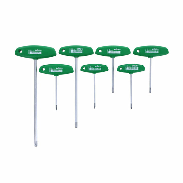 Wiha Tools 36490 7 Piece TORX T-handle Metal Stand Set