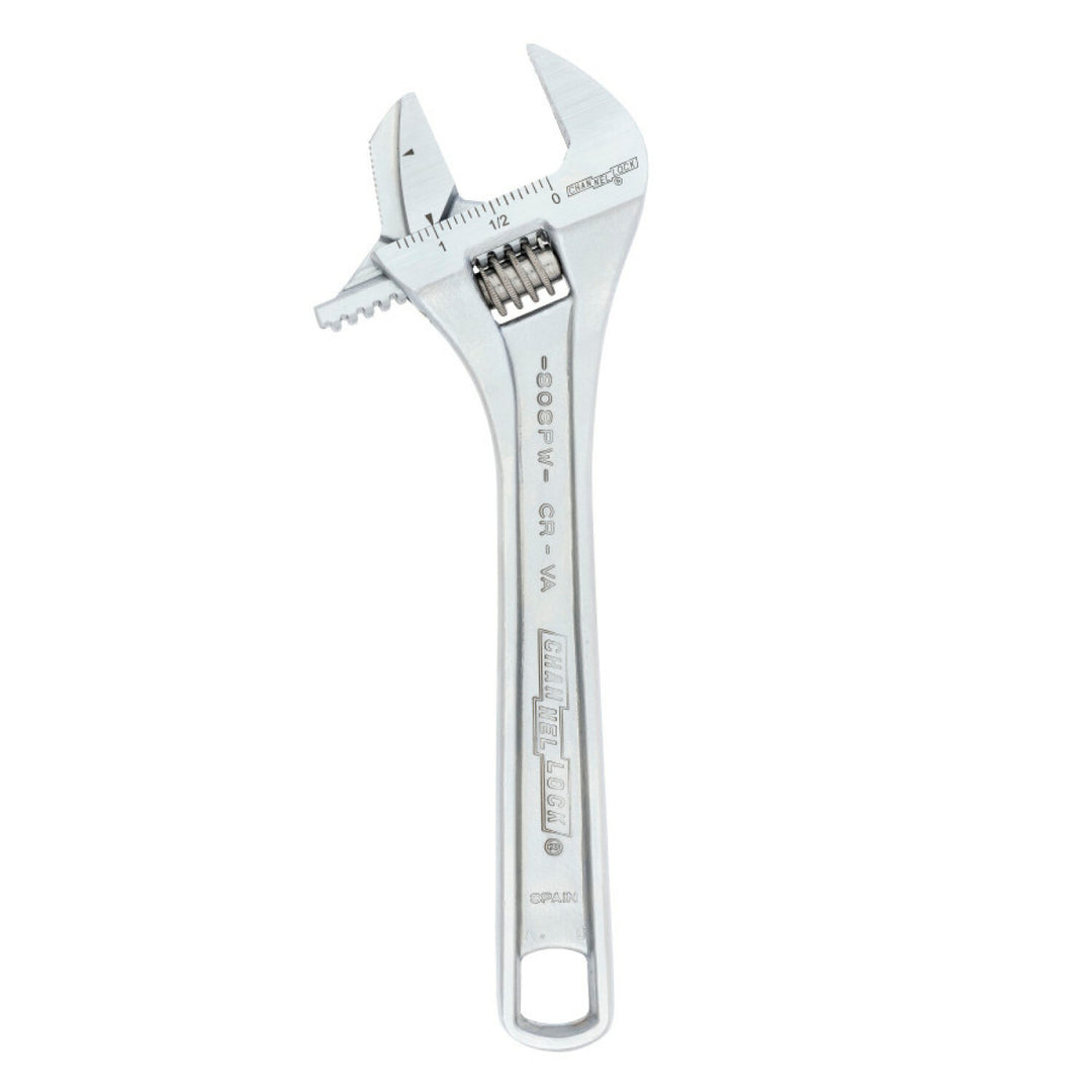 Channellock 808PW 8-inch Reversible Jaw Adjustable Wrench