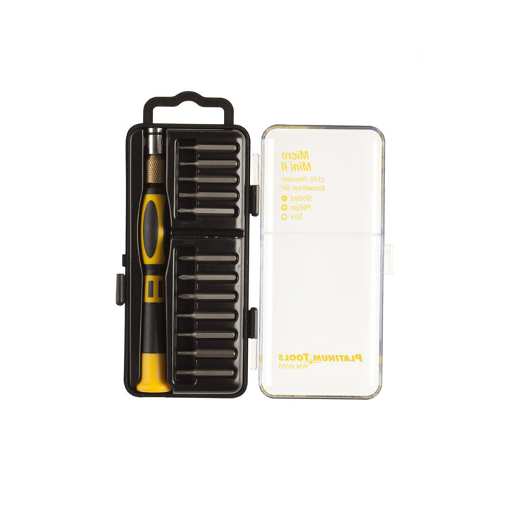 Platinum Tools 19103 Screwdriver Set, 13-Piece Precision Micro Mini II
