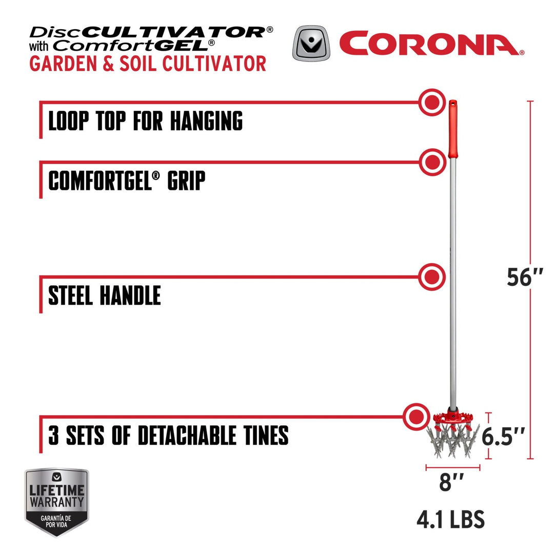 Corona LG 3634 DiscCULTIVATOR with ComfortGEL Grip