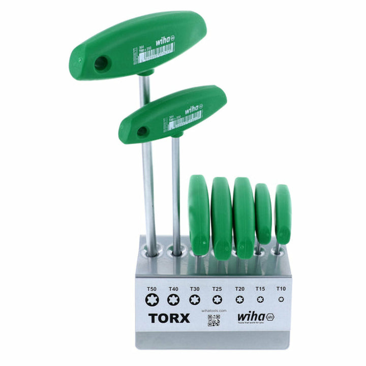 Wiha Tools 36490 7 Piece TORX T-handle Metal Stand Set