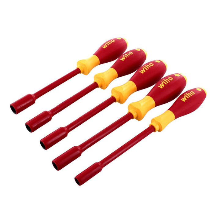 Wiha Tools 32291 Insulated Metric Nut Driver Set, 5 Pc.