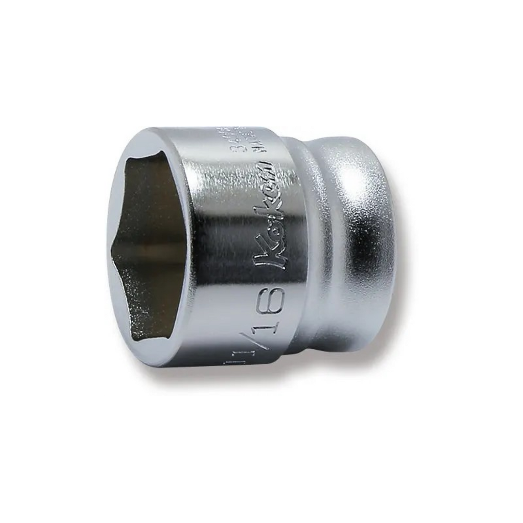 Ko-Ken 3400AZ-11/16 3/8" Square Drive Z-Series 6-Point SAE Socket - 11/16"