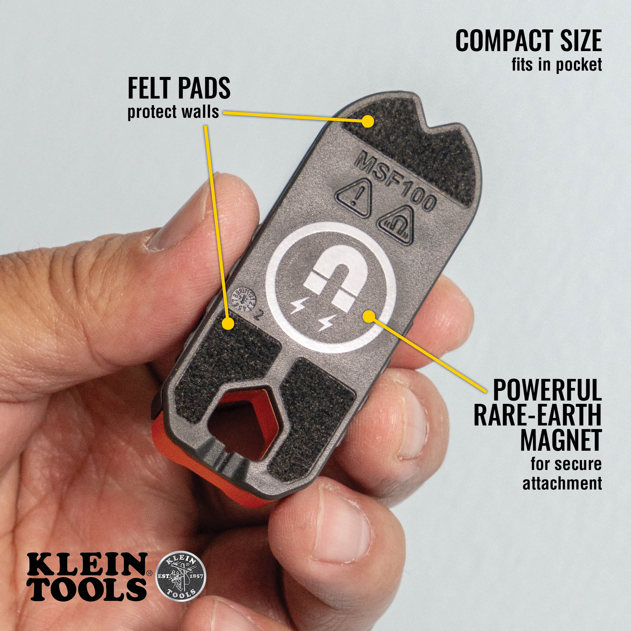 Klein Tools MSF1002 Magnetic Stud Finder, 2 Pack – Haus of Tools