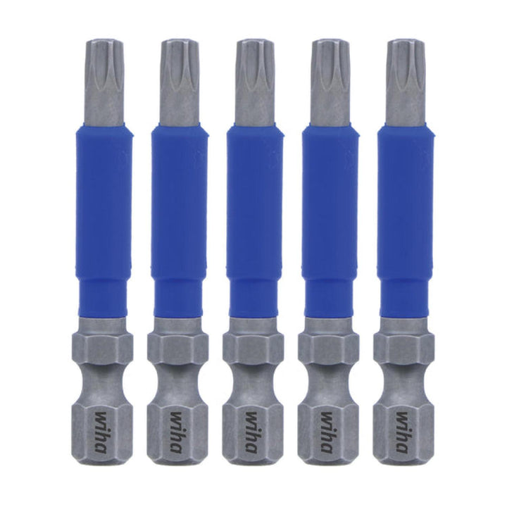 Wiha Tools 70277 TerminatorBlue Impact Bit TORX T25 - 2 Inch - 5 Pack