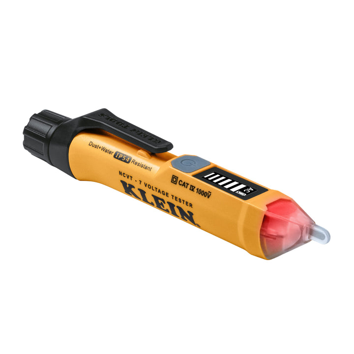 Klein Tools NCVT7 Non-Contact Voltage Tester with Signal Strength, 12-1000V AC