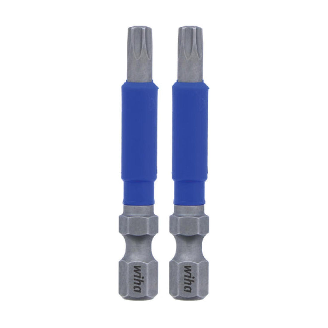 Wiha Tools 70222 TerminatorBlue Impact Bit TORX T30 - 2 Inch - 2 Pack