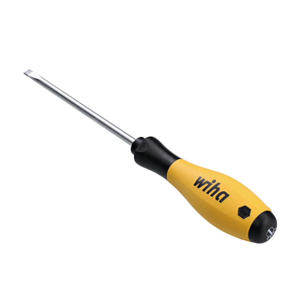 Wiha Tools 30246 ESD SoftFinish Slotted Screwdriver, 5.5 mm x 125 mm