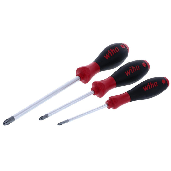 Wiha Tools 30278 SoftFinish Slotted and Phillips Screwdriver Set, 7 Pc.