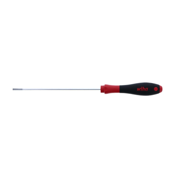 Wiha Tools 30206 SoftFinish Slotted Screwdriver, 3.0 mm x 150 mm