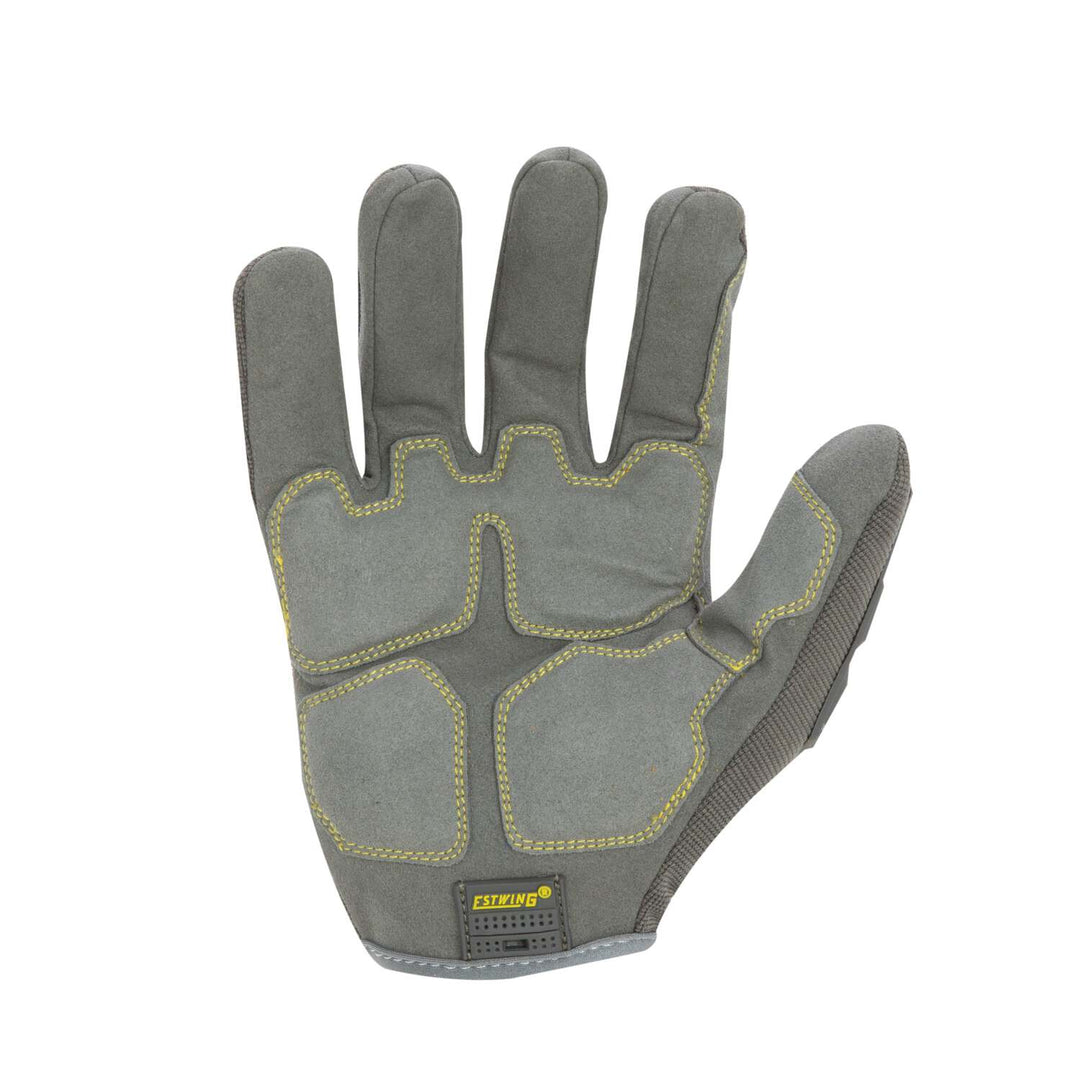 Estwing EWIMP0610 Impact Resistant Synthetic Leather Palm Work Glove with Anti-Vibration Palm, Large