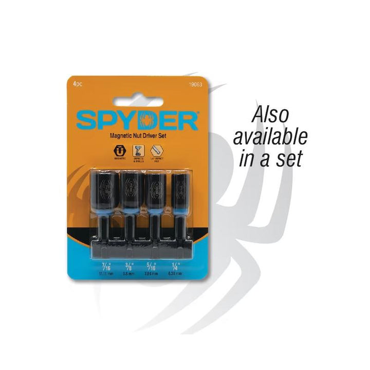 Spyder 19063 1/4" Drive Nut Driver Set 4-Piece
