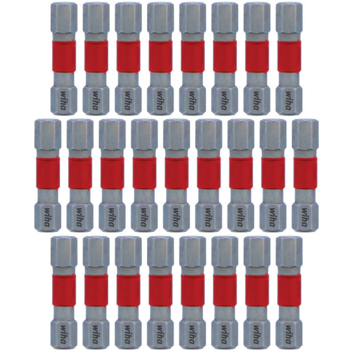 Wiha Tools 76635 MaxxTor Impact Bit Hex 1/4" - 29mm - 25 Pack