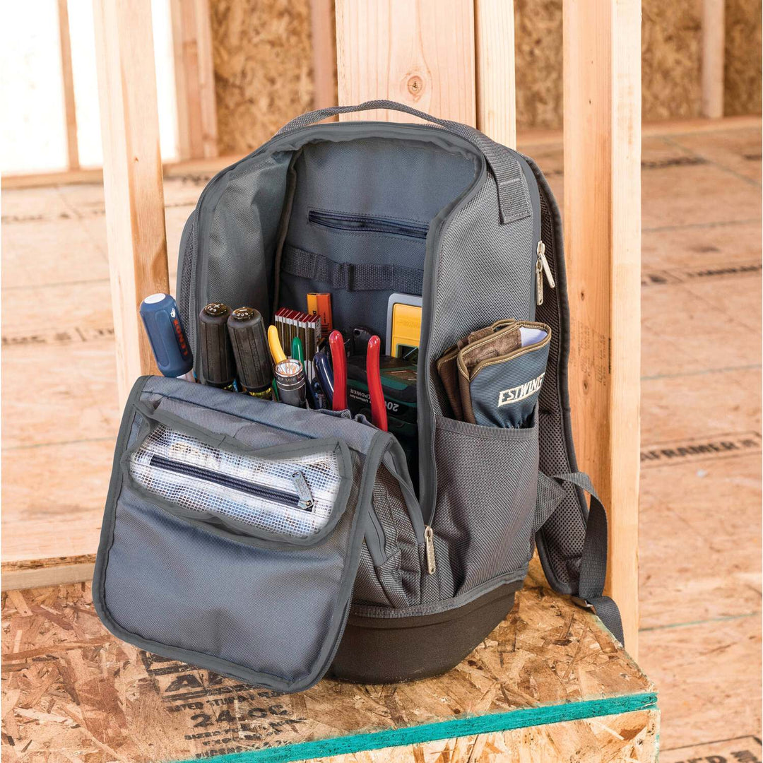 Estwing 94759 20-Inch Hard Bottom Tool Backpack