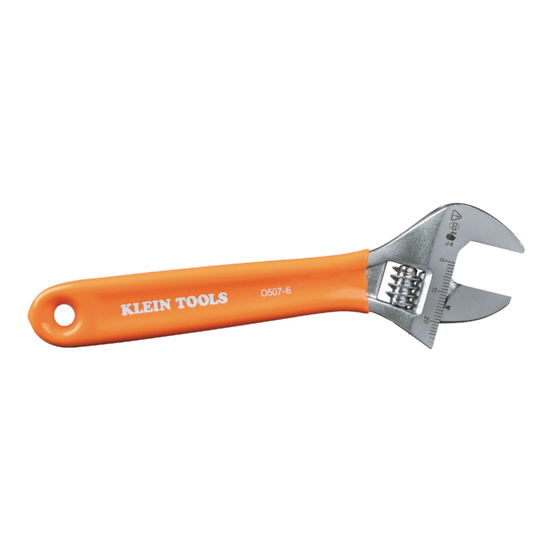 Klein Tools O5076 Extra-Capacity Adjustable Wrench, 6-Inch