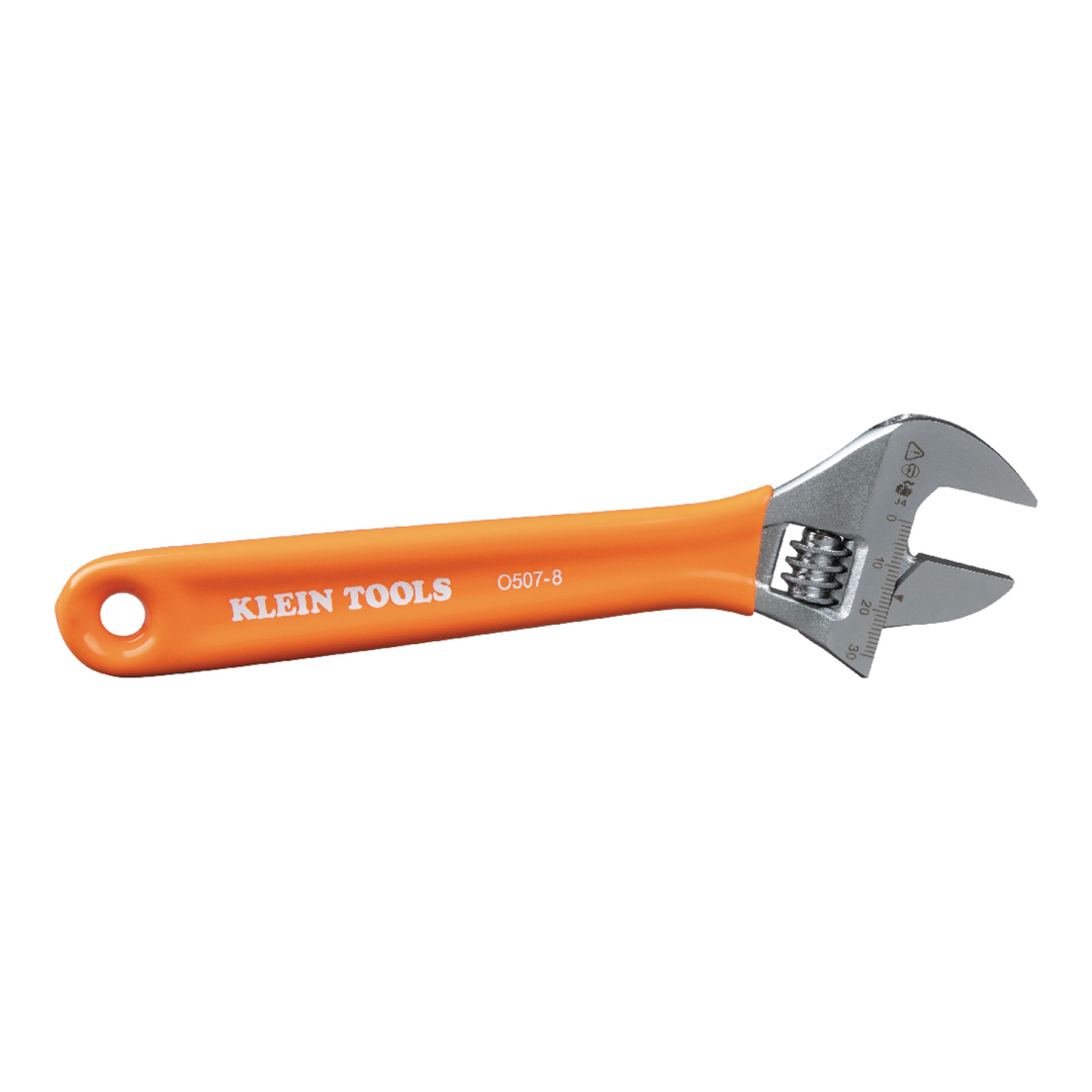 Klein Tools O5078 Extra-Capacity Adjustable Wrench, 8-Inch