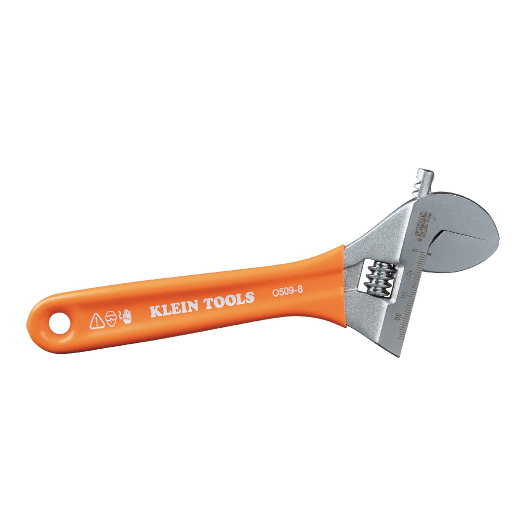 Klein Tools O5098 Extra-Wide Jaw Adjustable Wrench, 8"